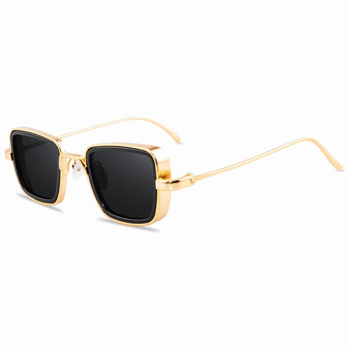 P58157 New Arrival 2020 Fashion Indian Style Retro Vintage Man Kabir Singh Steam Punk Square Zinc Alloy Frame Men's Sunglasses