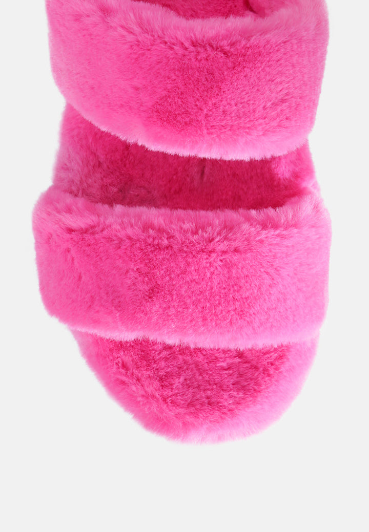 Smoothie Fur Slip-On Flats