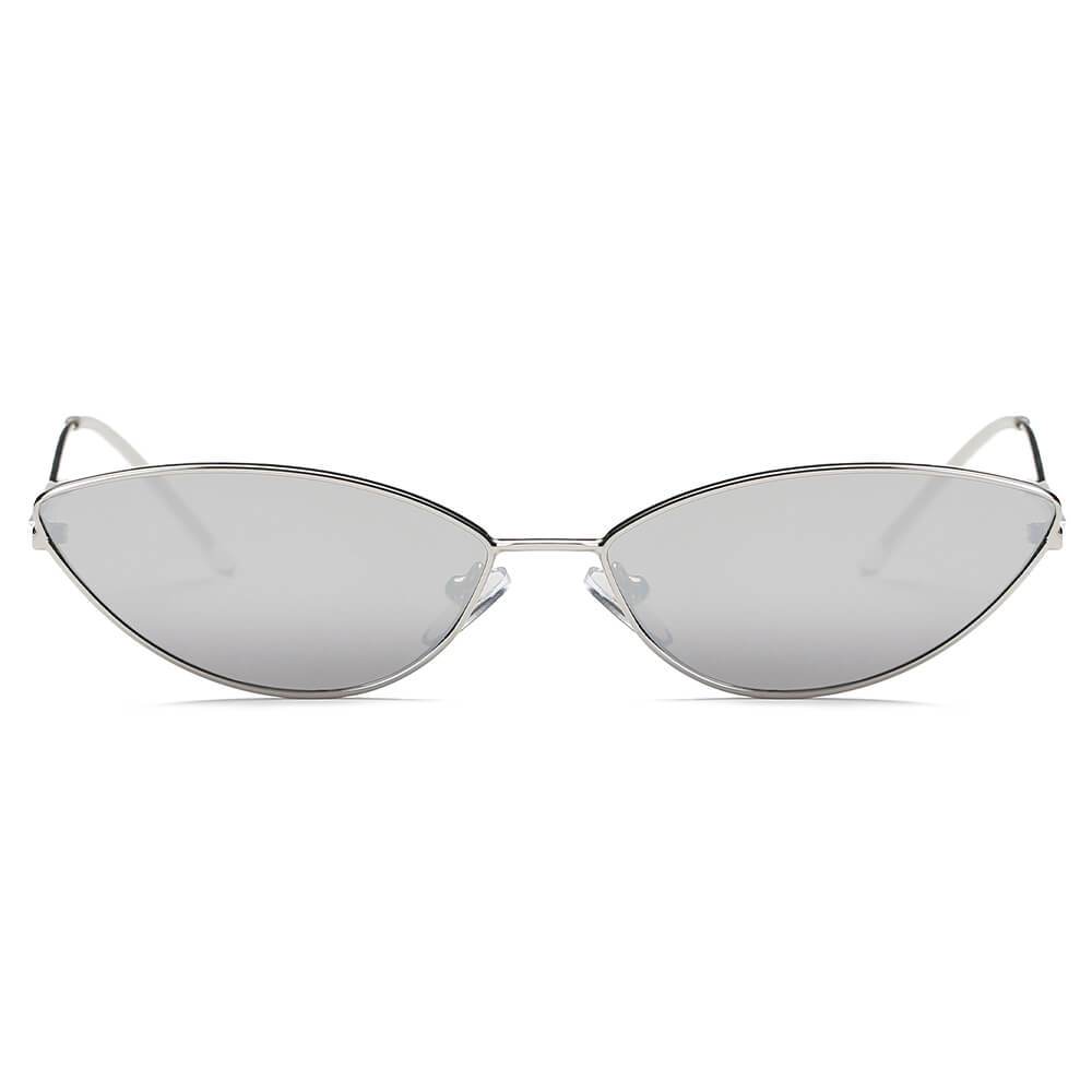 FLINT | S3012 - Small True Retro Vintage Slim Metal Sunglasses