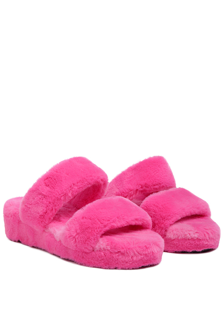 Smoothie Fur Slip-On Flats