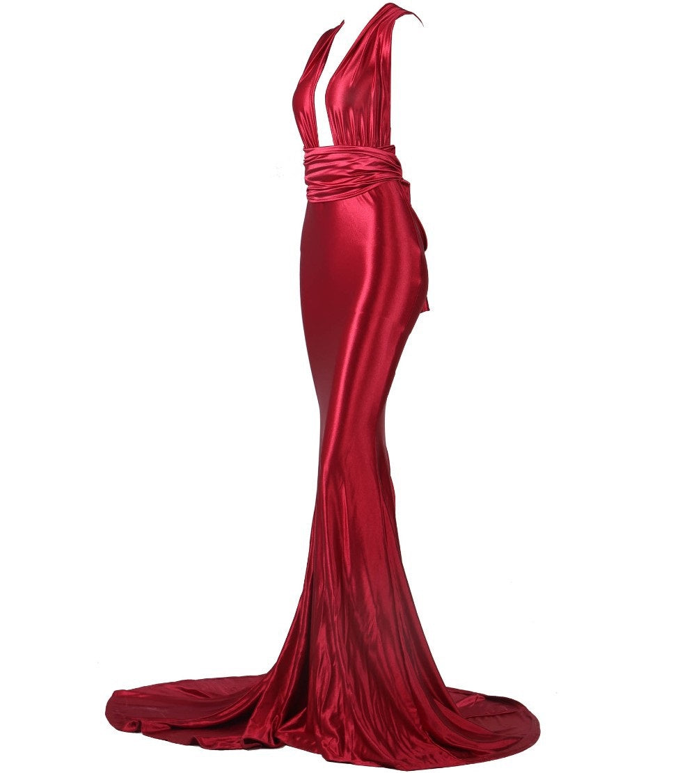 Red Evening Gown