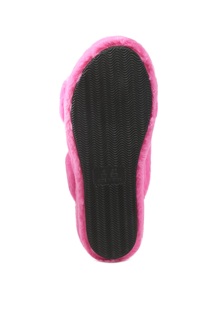 Smoothie Fur Slip-On Flats