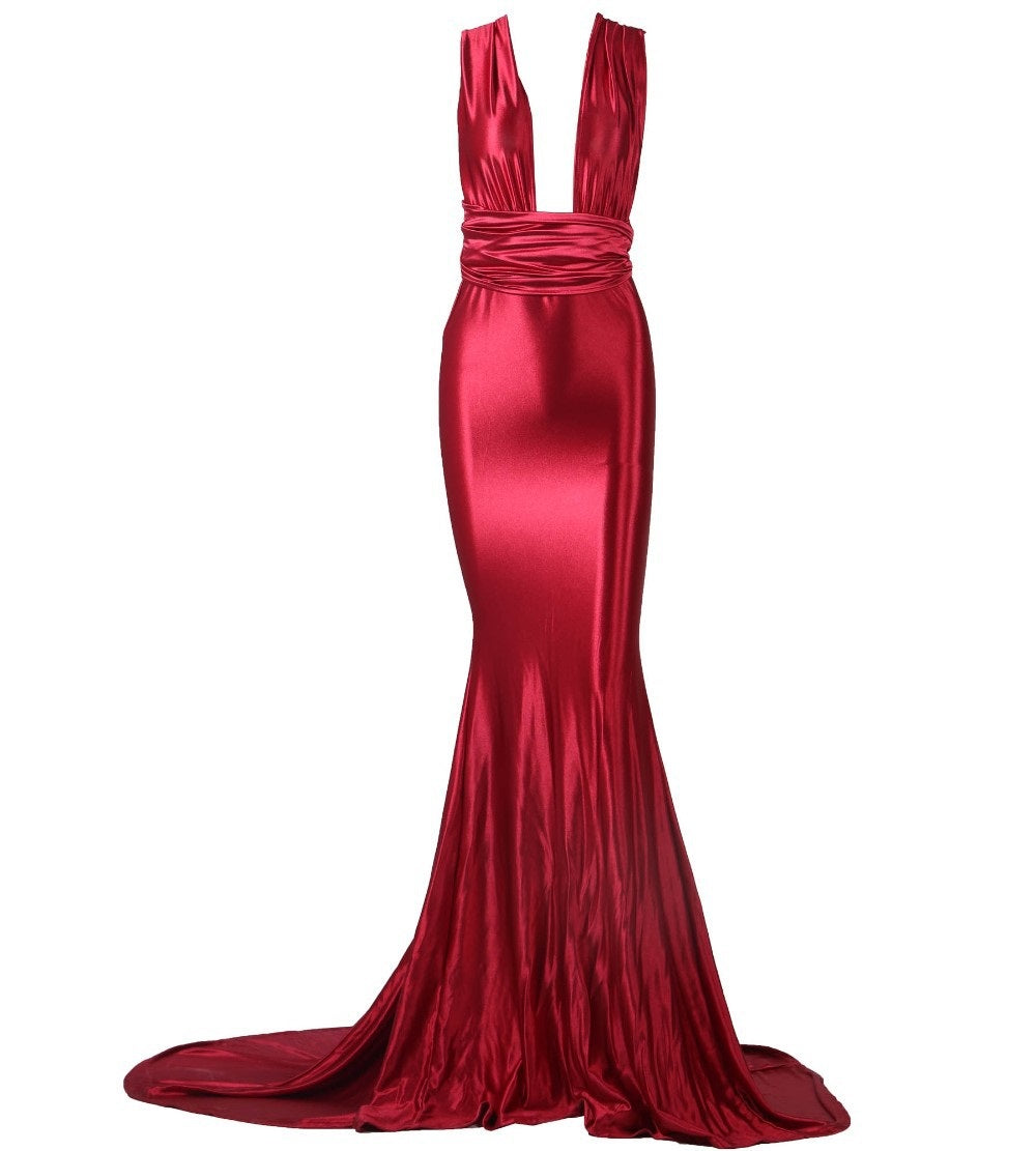 Red Evening Gown