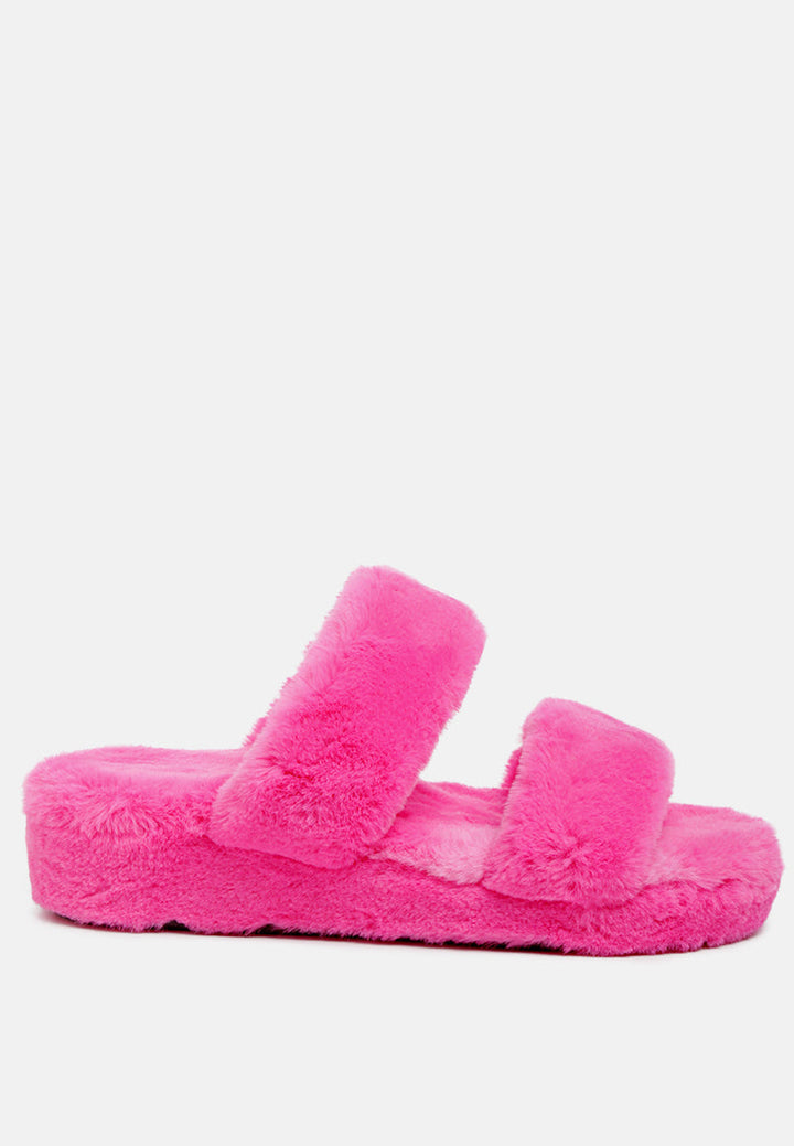 Smoothie Fur Slip-On Flats