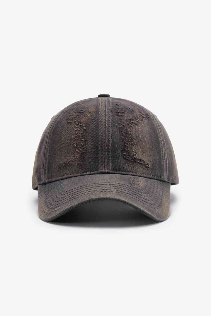 Distressed Adjustable Baseball Cap