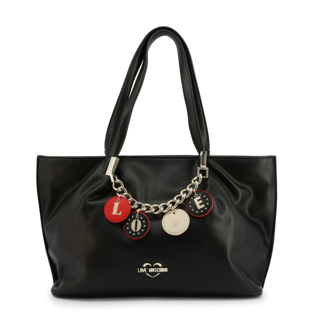 Womens Shoulder Bag - Black/Red Handbag