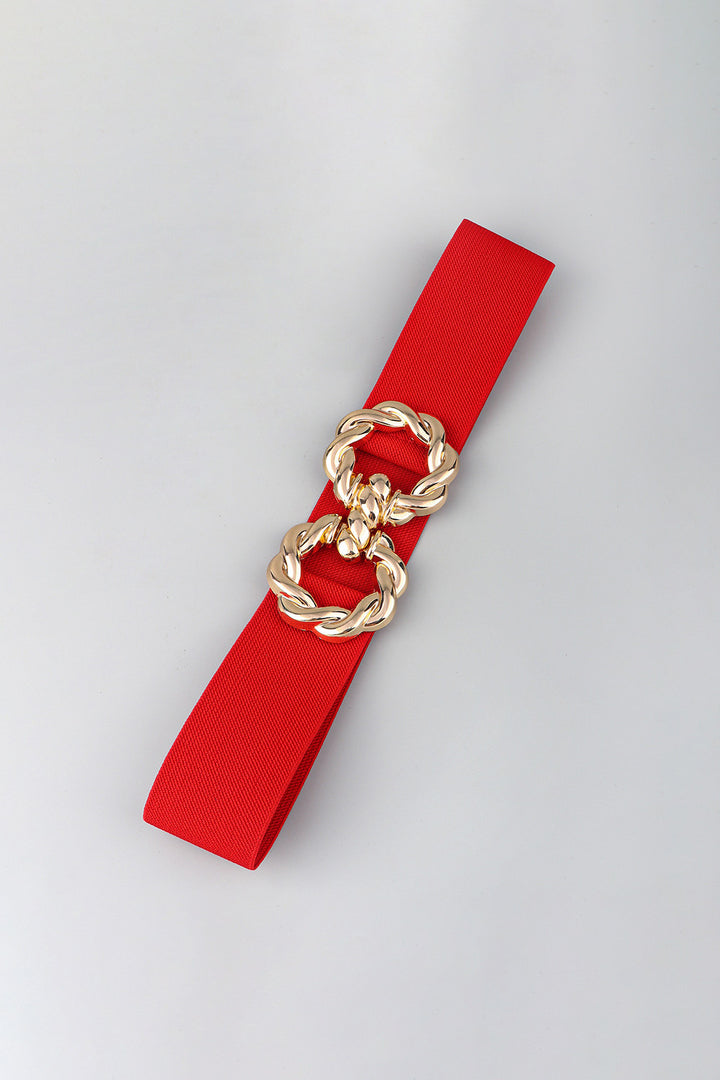 Zinc Alloy Buckle Elastic Belt