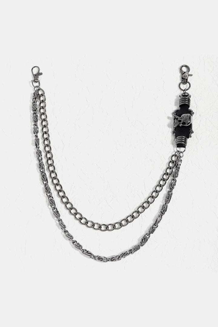 Double Layer Alloy Chain Belt