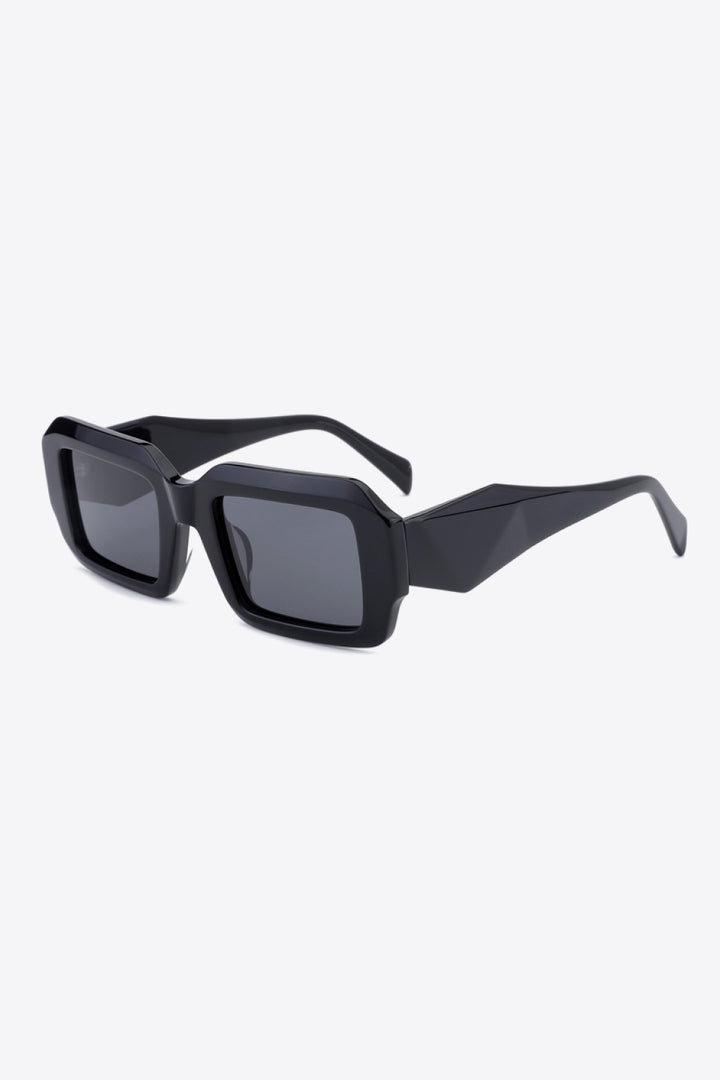 Rectangle TAC Polarization Lens Full Rim Sunglasses