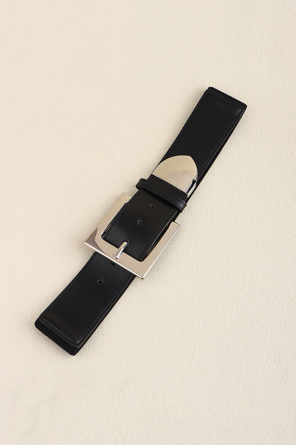 Zinc Alloy Buckle PU Leather Belt