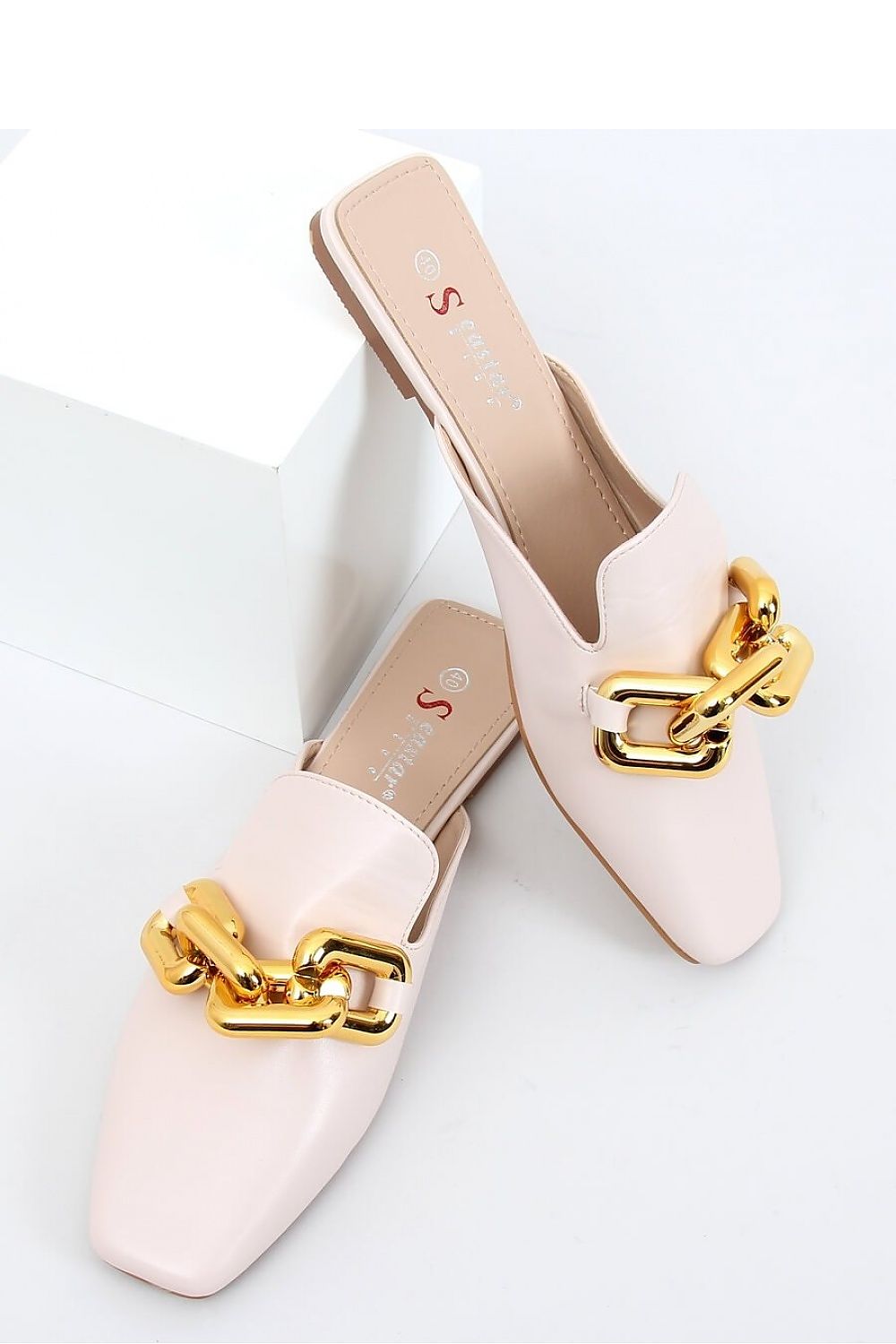 Inello Gold Chain Mules