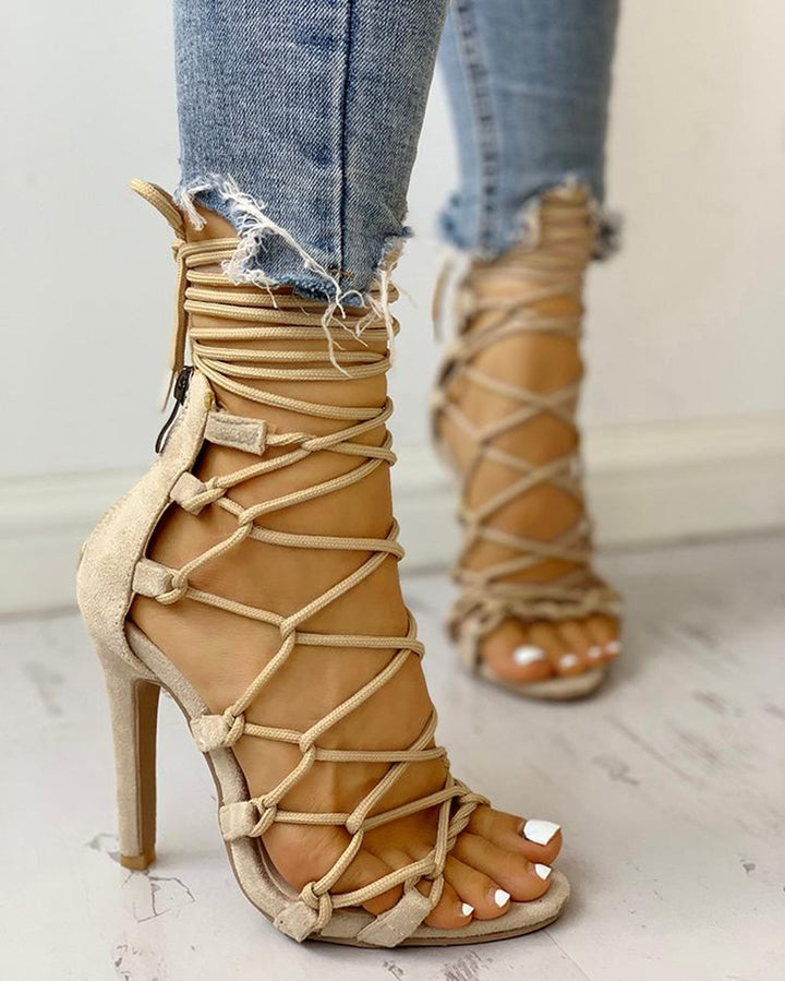 Strappy High Heel  Stilettos